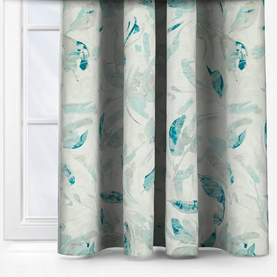 Blossom Indigo curtain