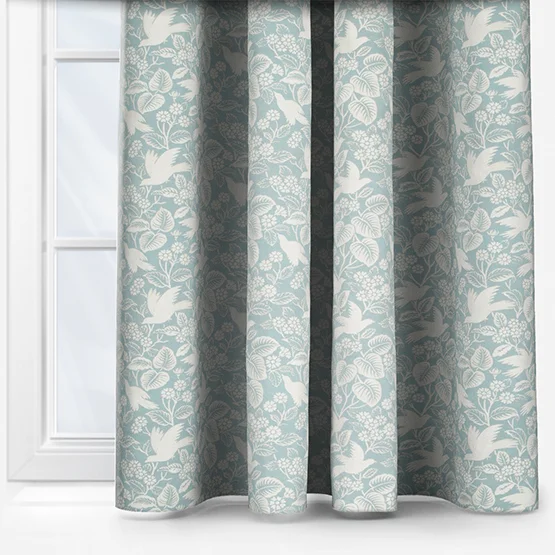 Hollies Cornflower curtain