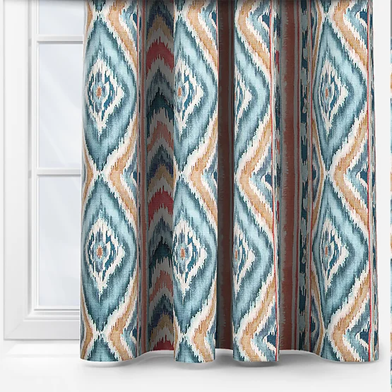 Sekani Indigo curtain