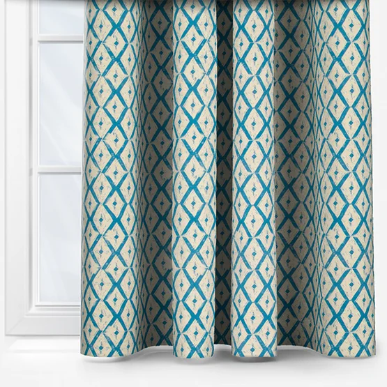 Stanbury Cornflower curtain