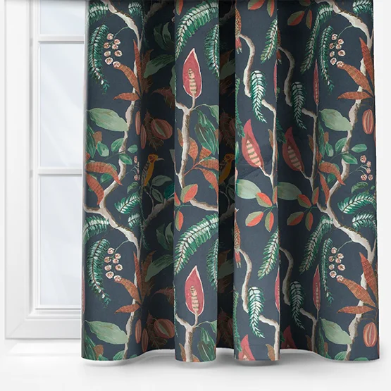 Sumatra Cobalt curtain