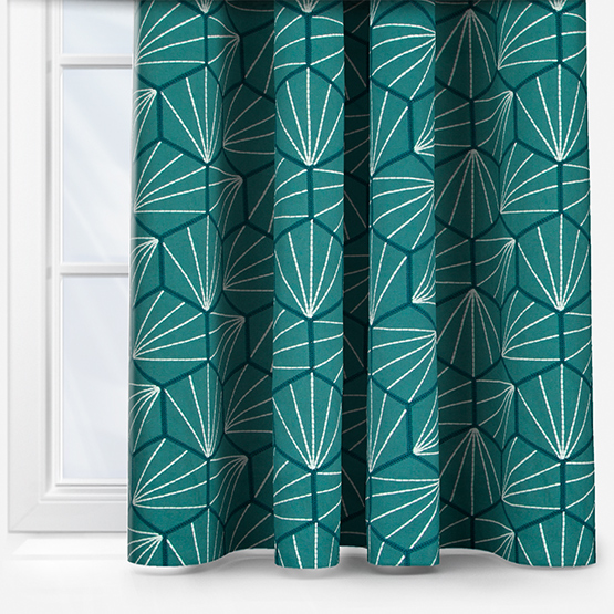 Scion Aikyo Teal curtain