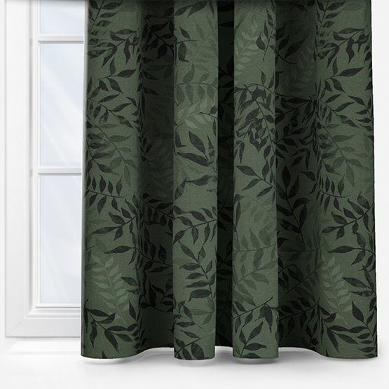 Sonova Studio Kaleidoscope Leaves Green curtain