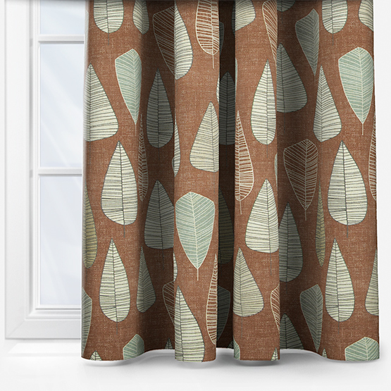 Touched By Design Castanea Terracotta Curtain