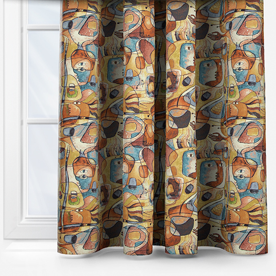 Picasso Vintage Curtain Custom Curtains, Picasso Shower Curtains