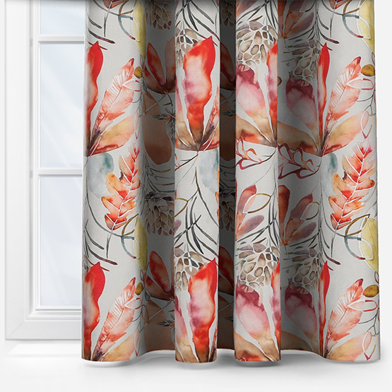 Voyage Conifer Cinnamon curtain