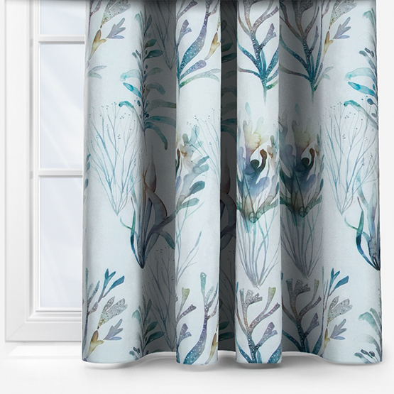 Voyage Coral Reef Slate curtain