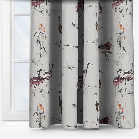 Voyage Cranes Tourmaline curtain