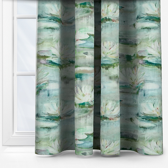 Voyage Perdita Sage curtain