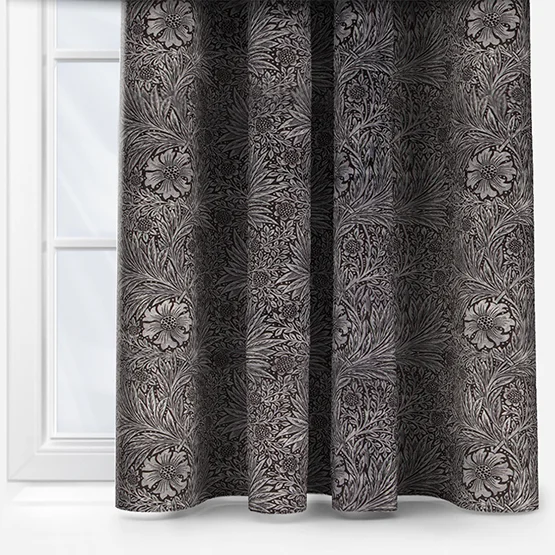 William Morris At Home Marigold Velvet Charcoal curtain
