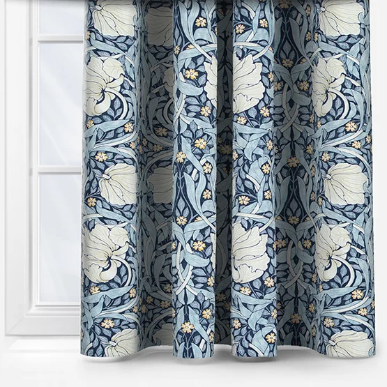 William Morris At Home Pimpernel Indigo curtain