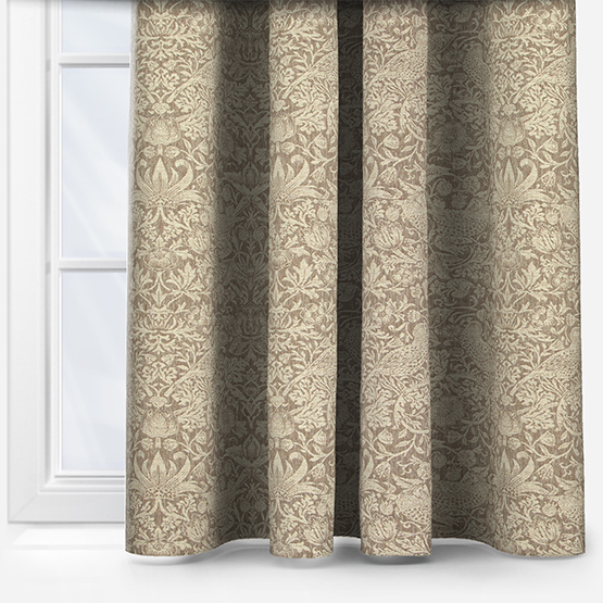 William Morris At Home Strawberry Thief Woven Walnut