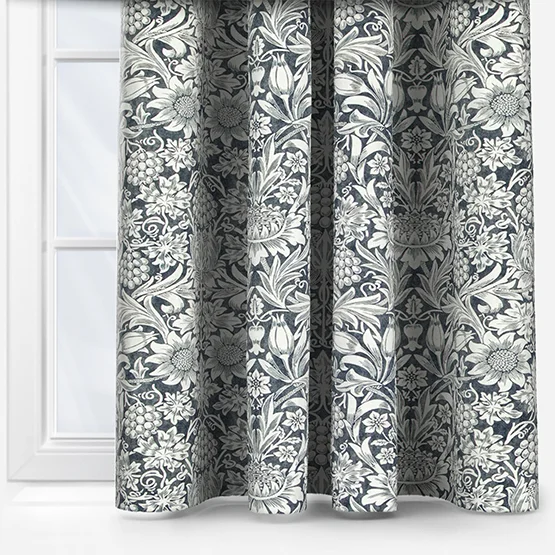 William Morris At Home Sunflower Indigo curtain