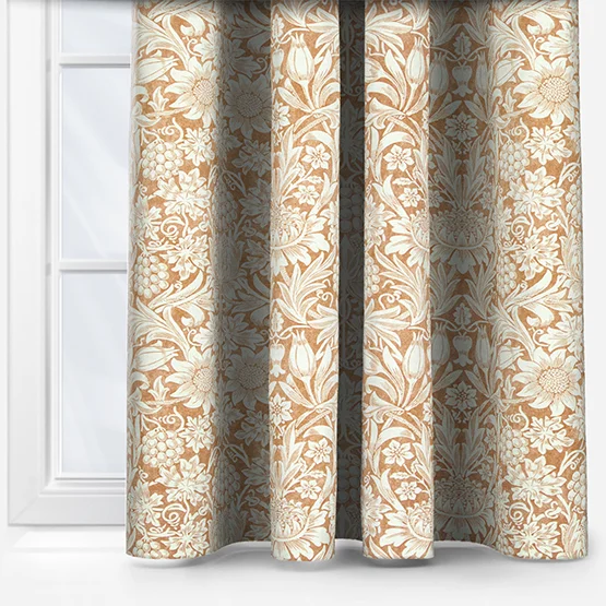 William Morris At Home Sunflower Madder curtain