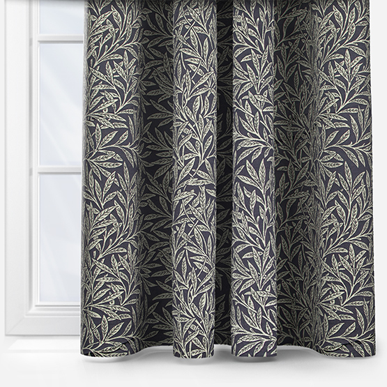 William Morris At Home Willow Woven Indigo Curtain