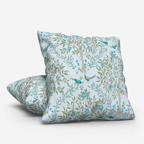 Ashley Wilde Bedgebury Kingfisher cushion
