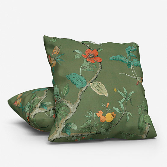 Bengal Olive Cushion