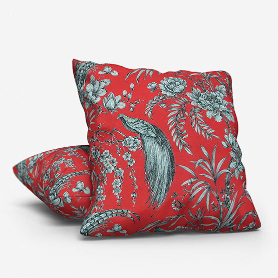 Botanist Crimson Cushion