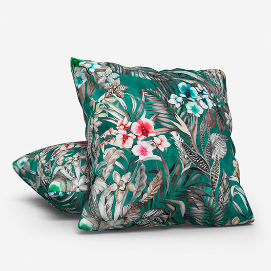 Kew Teal Cushion