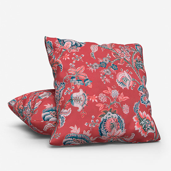 Prunella Crimson Cushion