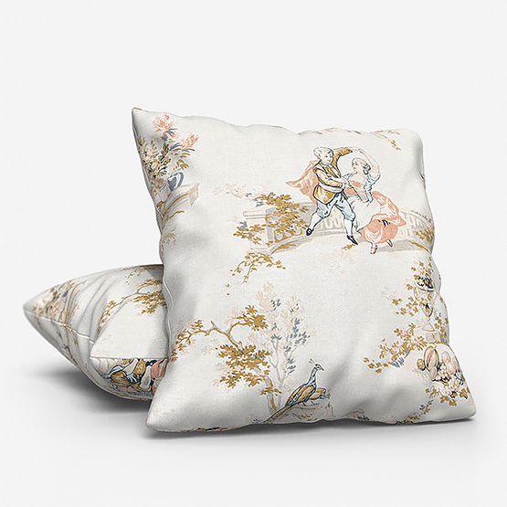 Camengo Gavotte Tissu Multicolore Cushion