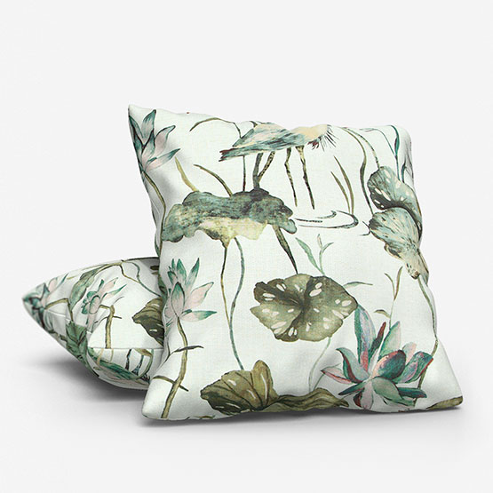 Camengo Heron Jade cushion