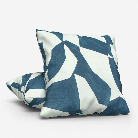 Camengo Miwok Indigo cushion