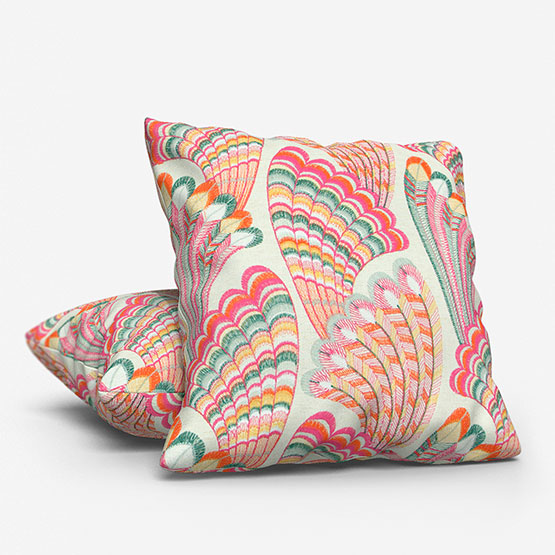 Camengo Piuma Fuschia cushion