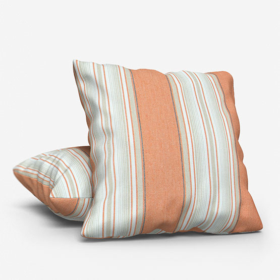 Casamance Aveiro OrangeBrulee cushion