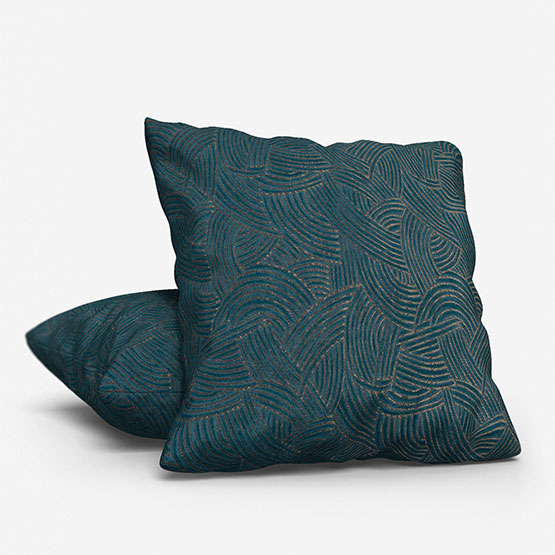 Casamance Bramante Petrole cushion