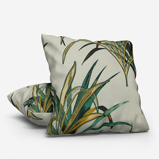 Casamance Creation Vert cushion