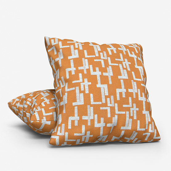 Casamance Dalles Ambre cushion