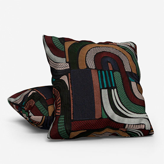 Casamance Iena Noir De Lune Multi Cushion