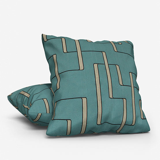 Casamance Lusio Petrole Cushion