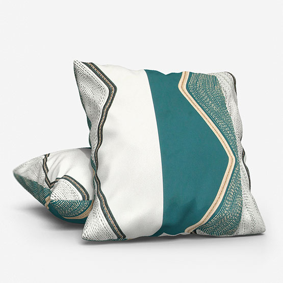 Casamance Mesa Petrole Cushion