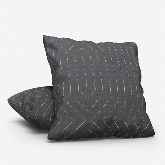 Casamance Pyramide Anthracite Cushion