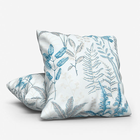 Bracken Embroidery Denim Cushion