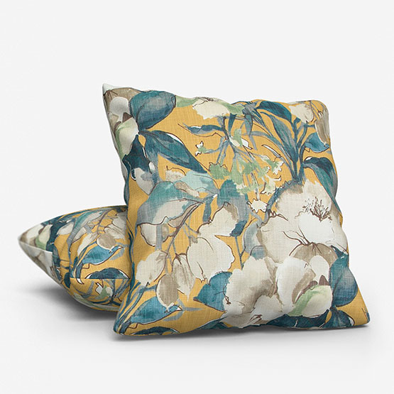 Edinburgh Weavers Bowood Mustard Cushion