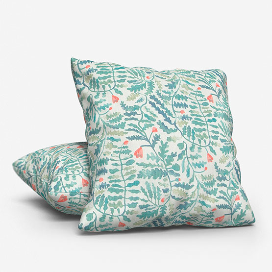 Edinburgh Weavers Mini Bertie Teal Cushion