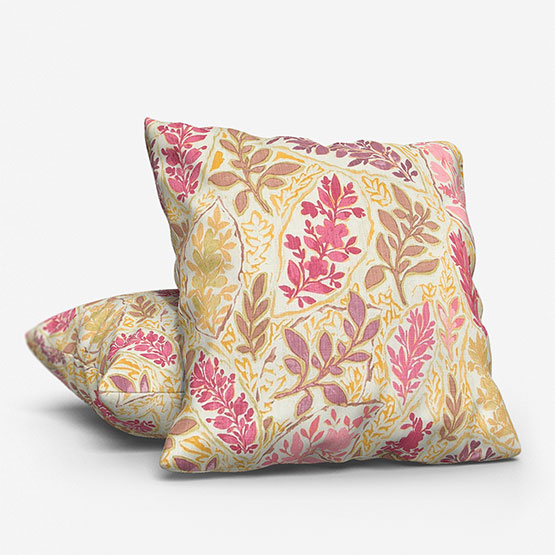 Edinburgh Weavers Zagar Raspberry Cushion