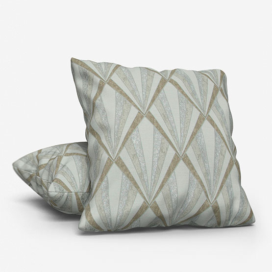 Fibre Naturelle Vogue Satin Chrome Cushion