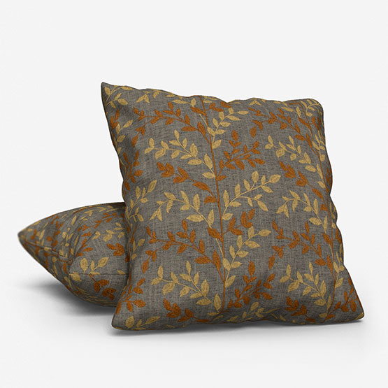 Fibre Naturelle Zoe Bronze cushion