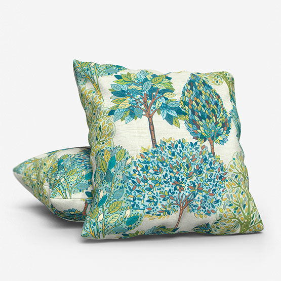 Fryetts Arbre Teal cushion