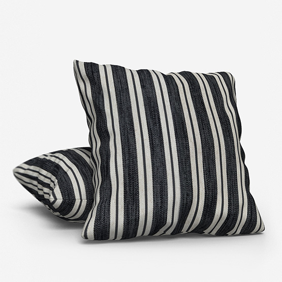 Arley Stripe Charcoal Cushion