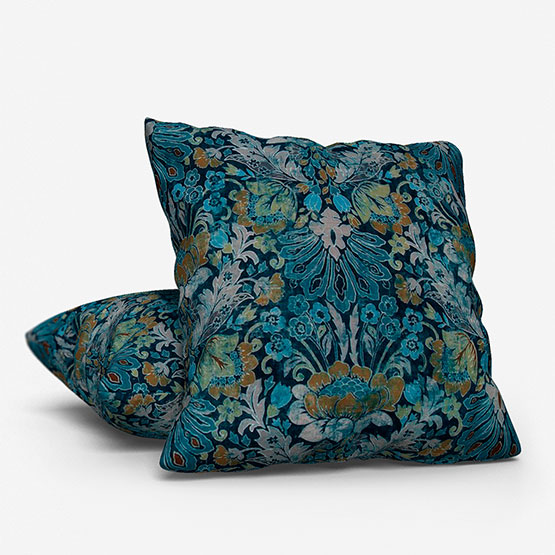 Ashbourne Teal Cushion