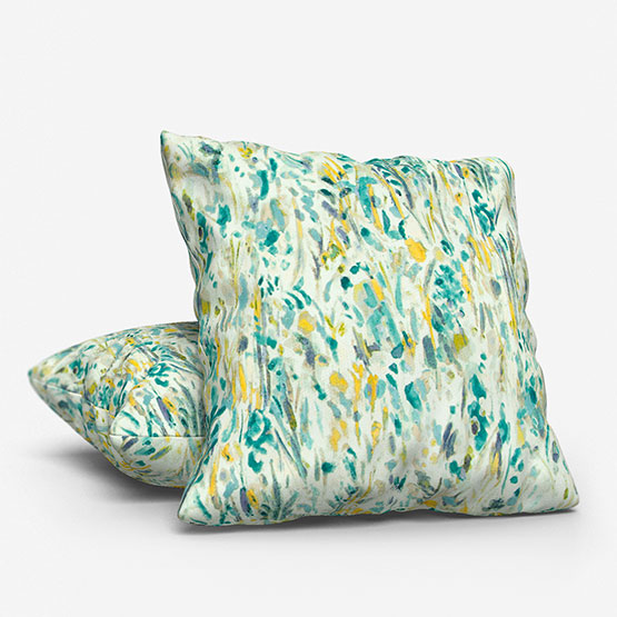 Brockhole Teal Cushion