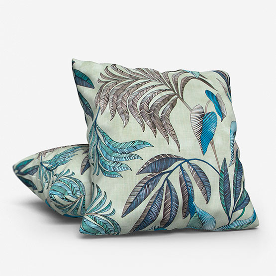 Fryetts Bryony Indigo cushion