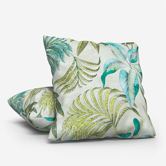 Fryetts Bryony Jade cushion