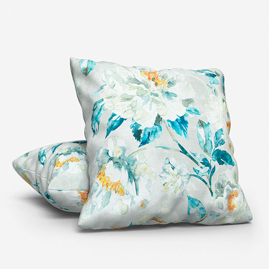 Fryetts Cassia Teal cushion