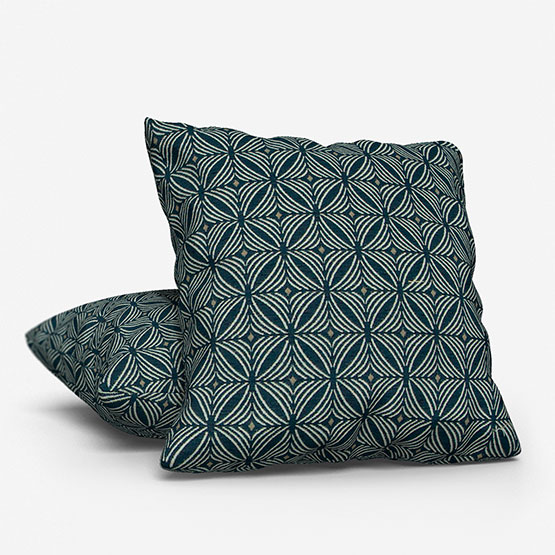 Fryetts Cubic Navy cushion